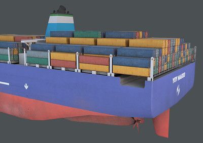 船 次世代 max货船 货运船 集装箱 远洋货轮 港口货轮 轮渡 水路运输